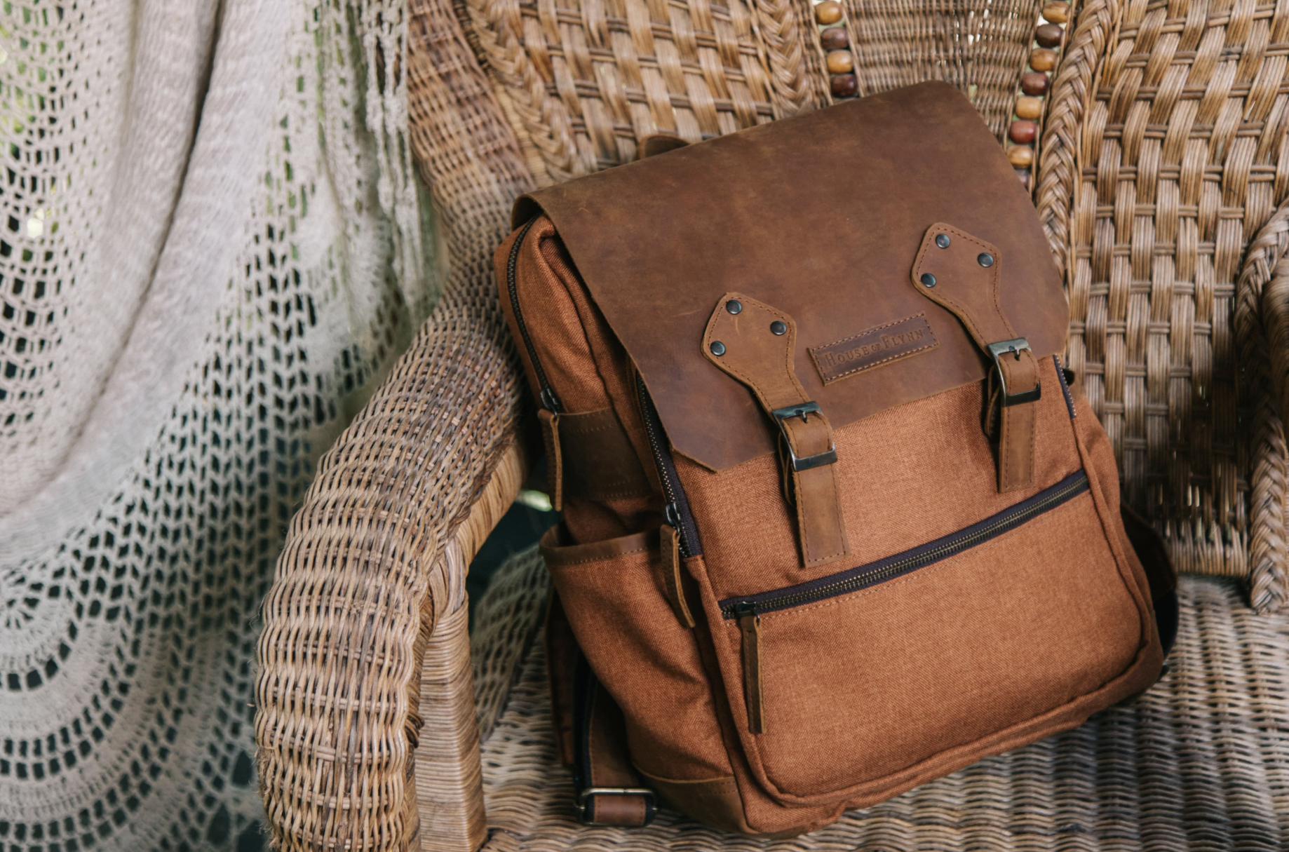 A compact camera backpack perfect for moms on the go